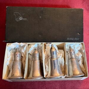 Sterling Silver Salt and Pepper Shakers